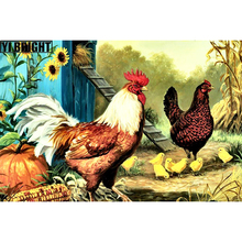 NEW DIY Full Square Diamond Painting "Farmer Animal Chicken Family"Diamond Embroidery Cross Stitch Needlework Home Decoration GT 2024 - buy cheap