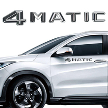4MATIC 4 MATIC Emblem Sticker Car Rear Trunk Car Sticker For AMG Mercedes Benz W212 W211W210 W202 W204 W205 GLA CLA CLS GLK 2024 - buy cheap