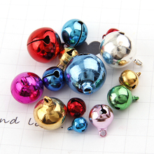 6-20mm Mix Color Copper Vacuum Plated Jingle Bells Pendant Christmas Handmade Party DIY Crafts Accessories 2024 - buy cheap