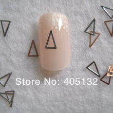 Approx. 1000pcs/bag Metal Silver 3*5mm  Long Triangle Slices Nail Art Non-adhesive Metal Pieces Nail Art Decoration MS-269-1 2024 - buy cheap