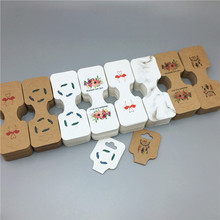 12 Pcs 9*3.5cm Paper Cardboard Bracelet Packing Cards Fashion Wrist Strap/Necklace Card Handmade Pendant Displays Card 2024 - buy cheap
