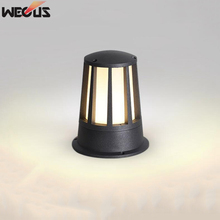 (WECUS) Garden villa waterproof (IP55) lawn lamp,Patio pillar lamp, LED outdoor column lamp 2024 - buy cheap