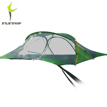 Flytop 2 Person Hammock Tent Waterproof Double layer Aluminium Rod Hammocks Mosquito Nets Suspended Beach Outdoor CampingTent 2024 - buy cheap