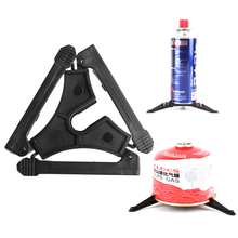 Folding Outdoor Camping Hiking Cooking Gas Tank Bracket Canister Stand Tripod W15 2024 - buy cheap