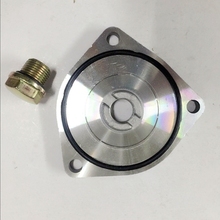 free shipping motorcycle GN125 GS125 oil floor drain leak thread plate cover for Suzuki 125cc GN GS 125 fuel cover spare parts 2024 - buy cheap