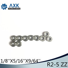 Rodamiento de R2-5ZZ ABEC-1 (10 Uds.), 1/8 "x5/16" x9/64 "en miniatura r2-5 cojinetes bola ZZ para modelos RC 2024 - compra barato