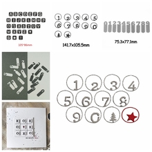 Alphabet Numbers Candle Metal Cutting Dies Stencils For DIY Scrapbooking Decoration Embossing Supplier Handcraft Die Cut 2019 2024 - buy cheap