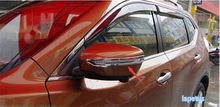 Lapetus Fit For Nissan qashqai 2014 - 2020 ABS Chrome Rearview Mirror Strip Lid Cover Cap Trim 2 Pcs / Set 2024 - buy cheap