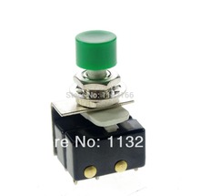 Interruptor de botón momentáneo Green verde de montaje de 8mm con 2 Micro interruptor 2024 - compra barato