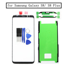 for Samsung Galaxy S8 G950 S8 Plus G955 Touch Screen Front Glass Touch Panel Cover Front Outer Glass Lens Repair Parts + 3M Glue 2024 - buy cheap