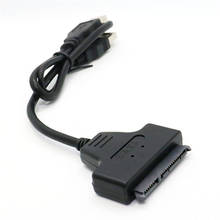 Mosunx  Hard Disk Drive SATA 7+15 Pin 22 to USB 2.0 Adapter Cable For 2.5 HDD Laptop td1227 dropship 2024 - buy cheap