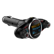 Reprodutor mp3 para carro, transmissor fm, usb, carga rápida, carregador de celular, bt, kit mãos livres, display de led, reprodução de música 2024 - compre barato