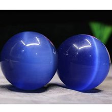 Bola de cristal azul decoração opal handebol saúde bolas ferramenta de reabilitação high-end personalidade fitness massageador dedo 2024 - compre barato