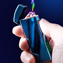 Double Arc Lighter Windproof Electronic USB Recharge Lighter Cigarette Electric Lighter Plasma Atomic Rechargeable lighter 2024 - buy cheap