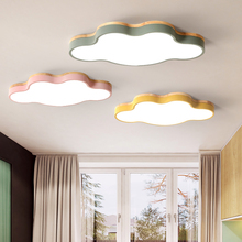 Lámpara de techo para salón, luz LED redonda y sencilla de estilo nórdico, Color macarrón, para dormitorio, habitación de niños, decoración de estudio 2024 - compra barato