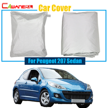 Cawanerl Car Cover Rain Snow Sun Resistant Anti UV Sun Shade Cover Car-Styling For Peugeot 207 Sedan 2024 - buy cheap