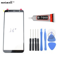 MAIJIEKE Touch Screen Panel for Samsung Galaxy J6 plus J6+ Front Outer LCD Screen Glass Lens Replacement kit+9ml B9000 Glue 2024 - buy cheap