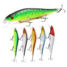 5Pcs/lot 3D Eyes Floating Minnow Fishing Lure Bait For Sea River Hard Artificial Baits For Bass Fishing Carnkbait Pesca 2024 - buy cheap