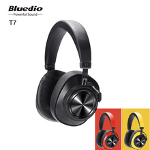 Bluedio T7 Bluetooth наушники Беспроводной опеределяемый пользователем система активного шумоподавления hi-fi звук Bluetooth гарнитуры микрофон с функцией распознавания лиц 2024 - купить недорого