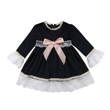 Toddler Baby Kids Girls Clothing Summer Lace Dress Party Pageant Sleeveless Tutu Bow Princess Dresses Clothes Girl 1-6T 2024 - buy cheap