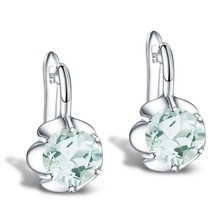 GEM'S BALLET 5.47Ct Natural Green Amethyst Stud Earrings 925 Sterling Silver Gemstone Earrings For Women Wedding Fine Jewelry 2024 - buy cheap