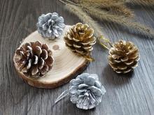 9pcs Christmas Decoration Pine Cones New Year Holiday Party Decoration   Supply Christmas Tree Ornament Home Decor 2024 - buy cheap