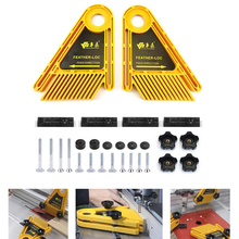 Multi-purpose Pena Loc Placa Conjunto Pentes de Dupla Miter Gauge Slot para Trabalhar Madeira Máquina de Gravura Em Madeira Ferramentas de BRICOLAGE 2024 - compre barato