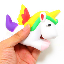 Сжимаемая игрушка в виде единорога, сжимаемая, цветная, Galaxy, медленно поднимающаяся, антистресс, игрушка для снятия стресса, сжимаемая игрушка для детей, подарок для детей DS29 2024 - купить недорого