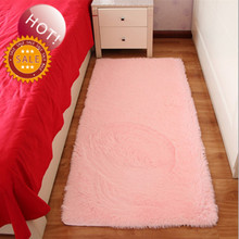 Бесплатная доставка Красота розовый прямоугольный ковер Палас коврик для ванной лохматый ковер абсорбент молитвенный коврик S Tapetes Para Quato хороший Alfombras 2024 - купить недорого