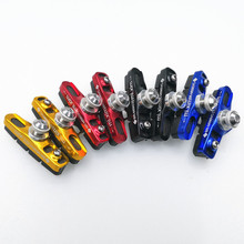 1Pair MTB Road Bicycle Bike Cycling V Brake Pads Holder Rubber Blocks C Clam New for 55mm carbon circle 2024 - buy cheap