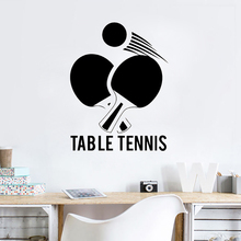 YOYOYU Table Tennis Art Vinyl Wall Sticker Kids Room Ping Pong Sport Remove Bedroom Livingroom Becal Decoration Poster ZX515 2024 - buy cheap