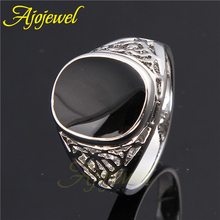 Женское Винтажное кольцо с черной эмалью, в форме сердца 2024 - купить недорого