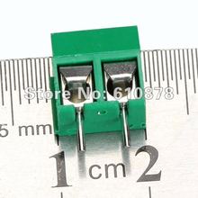 Conector de terminal de bloco lançamento ac 250v 16a, 5mm verde 2 pinos 2024 - compre barato