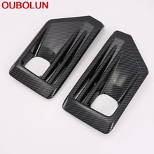 OUBOLUN For Toyota RAV4 RAV 4 Adventure Limited LE XLE Hybrid 2019 2020 Front Head Fog Light Lamp Eyelid Cover Trim Accessories 2024 - buy cheap