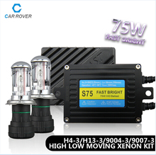 S75 Fast Bright xenon lamp h4 kit xenon 75W kit  Xenon HID Ballast  H4 hb4/hid h4 bi xenon lens car headlights hid lens 2024 - buy cheap