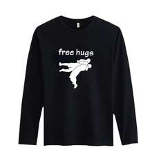 FREE HUGS MMA T shirt Hot Men Spirnt Fashion Clothing Men's Long Sleeve T Shirt Cotton Casual T-Shirt FREE HUGS MMA 2024 - buy cheap