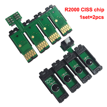 Chips ARC de 8 colores para Cartucho de tinta recargable, chips de reinicio automático para EPSON foto R2000, CISS CIS 2024 - compra barato