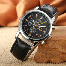 Watch 2020 New Fashion Temperament Three Eye Six Pin Analog Quartz Leather Belt Watch Wristwatch Clock Gift luxury Mirar @5 2024 - buy cheap