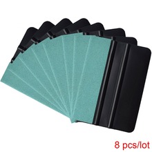 8PCS Soft Suede Felt Edge Squeegee Vinyl Film Scraper Window Tint Tool Car Foil Wrapping Cleaning Tools Sticker Cover Tools 8A34 2024 - buy cheap