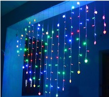 2Mx1.6M Heart Shape LED String Fairy Lights 34 Hearts Holiday Christmas Lights Outdoor Wedding Deco racao Curtain Lights 2024 - buy cheap