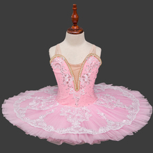 Traje de ballet romántico para niña, Traje de Ballet de Lago Cisne, vestido de bailarina, falda tutú de Ballet corto femenino 2024 - compra barato