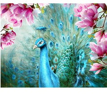 New Handicrafts 5D Diy Diamond Painting Cross Stitch Peacock Flower Diamond Embroidery 3D Mosaic Home Decor Kit Peacock 2024 - buy cheap