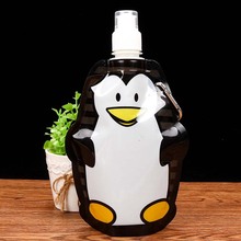 2Pcs 360ml Eco Friendly Foldable Cartoon Animal Water Bag Drink Bottle Safe For Kids Children Gift 2024 - buy cheap