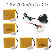 4.8V 700mAh Ni-Cd Battery Tamiya Plug With 5 in 1 Charger For Remote Control Toys Lighting Electric Tool AA Group RC TOYS 2024 - buy cheap