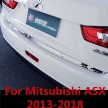 Накладка для багажника Mitsubishi ASX 2013-18, защитная накладка из нержавеющей стали для заднего бампера, защитная Накладка на порог, Стайлинг отделки задней двери автомобиля 2024 - купить недорого