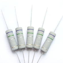Resistores de filme de óxido de metal 5w, 0.75 ohm 0r75 ohm, 100% original, nova resistência fixa +/- 5% (100 peças) 2024 - compre barato