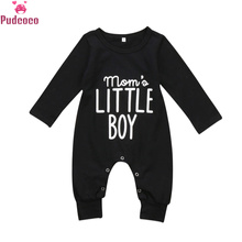 Pudcoco  Newborn Baby Rompers Boys Clothes Cotton Romper Letter Printed Boys Jumpsuit Outfit Baby Clothing 2024 - buy cheap