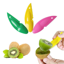 10pcs/set Plastic Candy Color Kiwi Dig Spoon Kiwi Spoon Scoop Fruit Knife Slicer Peeler Cutter With Hole Kitchen 2024 - buy cheap