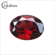 3 Pieces A Pack 5mm*7mm Natural VVS Grade Garnet Loose Gemstones for Jewelry Shop 2024 - buy cheap