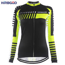 HIRBGOD Hot sale Stylish Cycling Jersey Women Long Sleeve Bicycle Bike Shirt Clothing Jersey Ropa Ciclismo Maillot,TYZ181-01 2024 - buy cheap